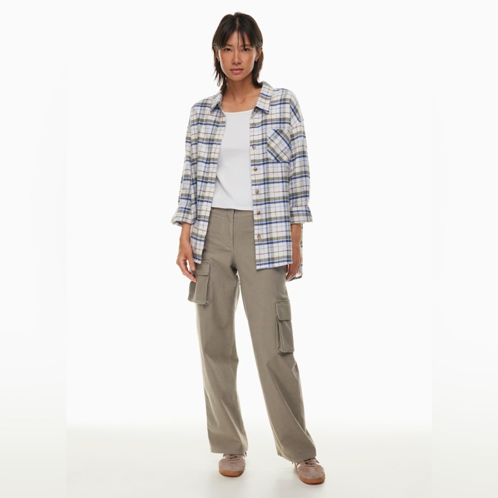 Wilfred Free Plaid‎ Oversized Relaxed Shirt